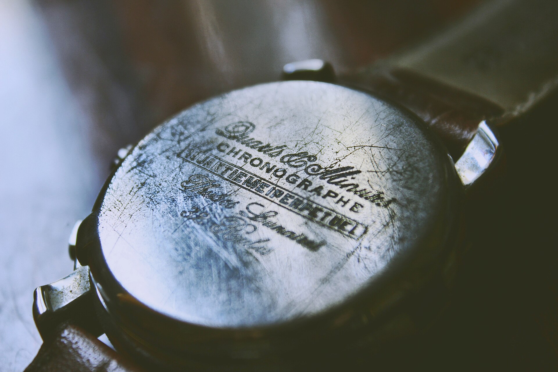 Noir Chrono watch